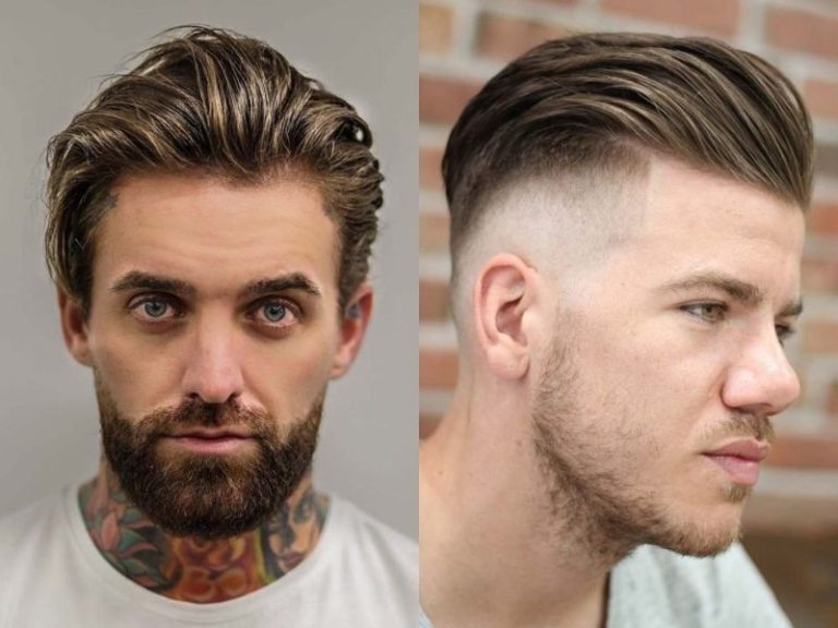 Slicked Back Hair