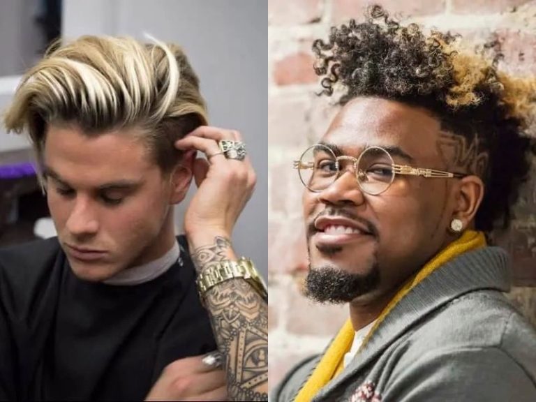 hair highlights for men