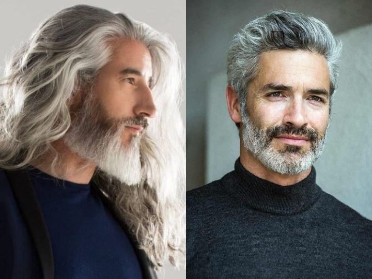 hairstyles for men with grey hair