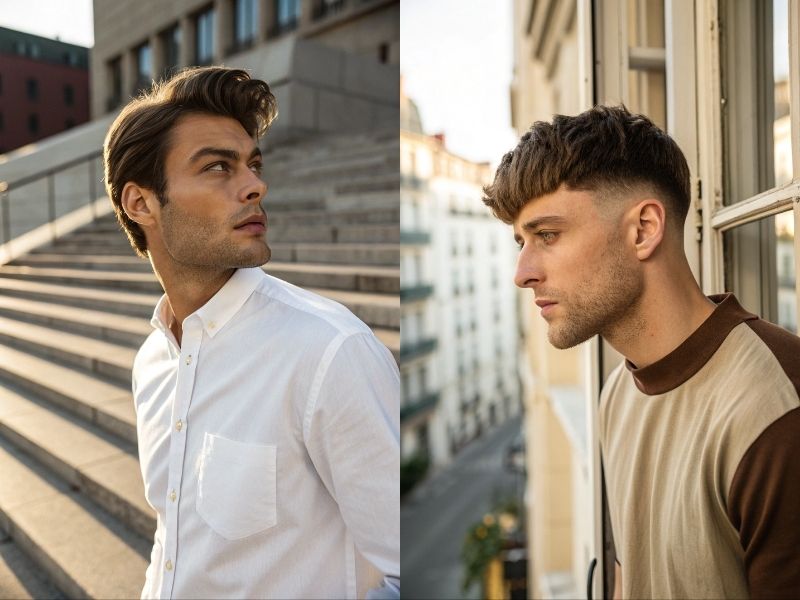Short Mens hair
