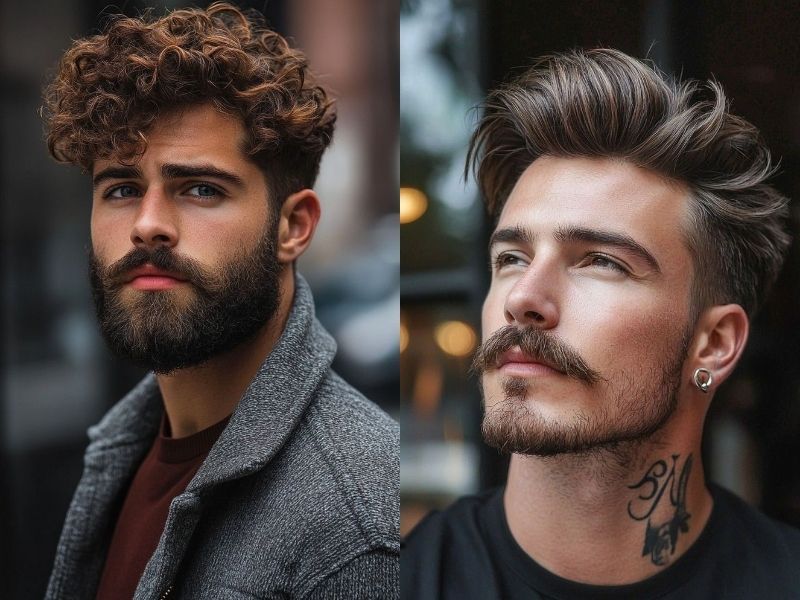 Hairstyles with Mustache