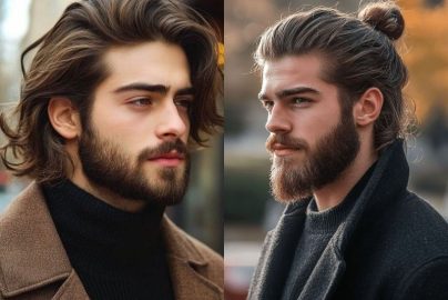 Long Hairstyles with Beard