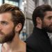 Medium Hairstyles with Beard
