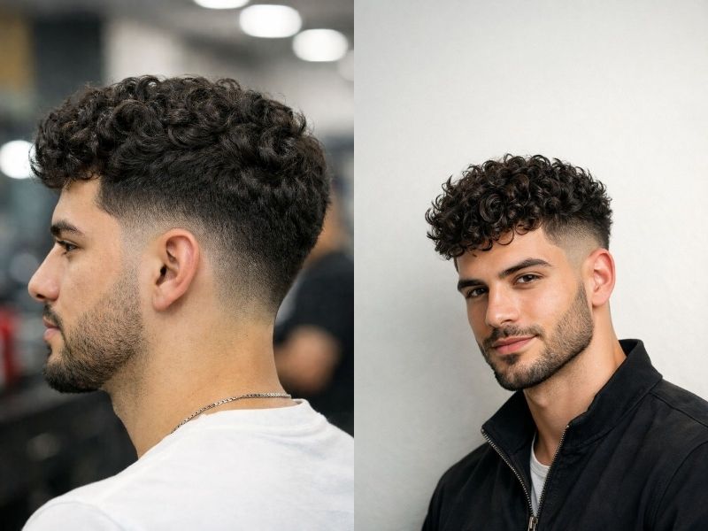 Short Curly Haircuts for Men