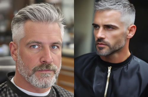 Short Gray Hairstyles for Men