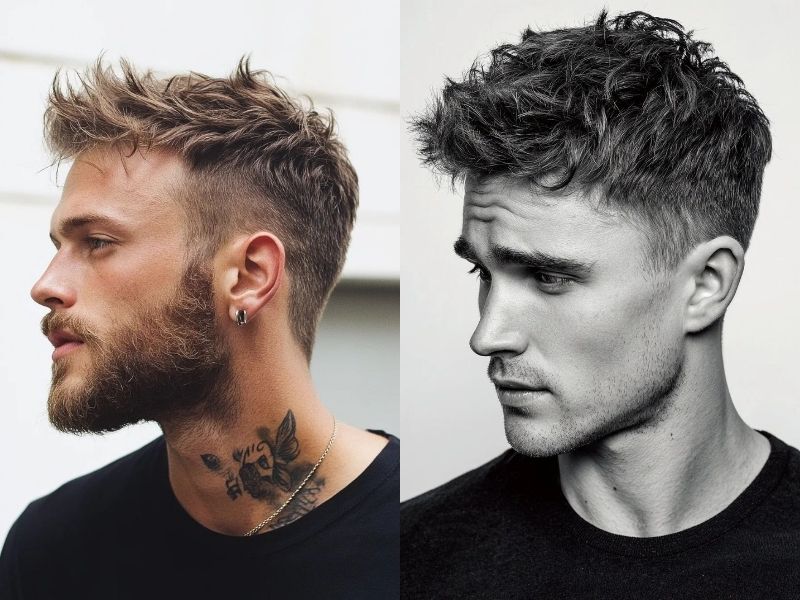 Short Hairstyles for Long Face Men