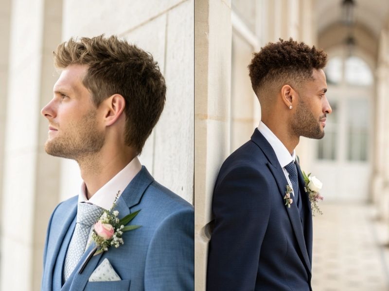 Short Wedding Haircuts for Men