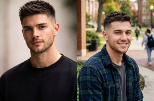 Short Haircuts for College Guys