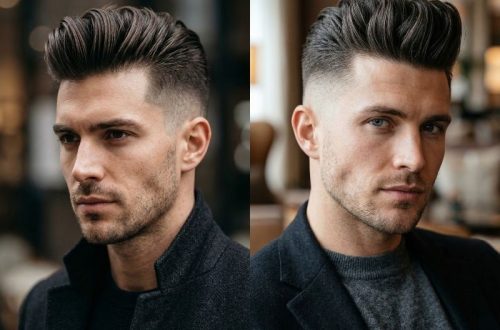 Short Pompadour Hairstyle Ideas