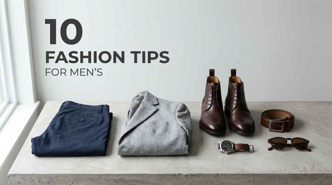 10 Fashion Tips for Men's