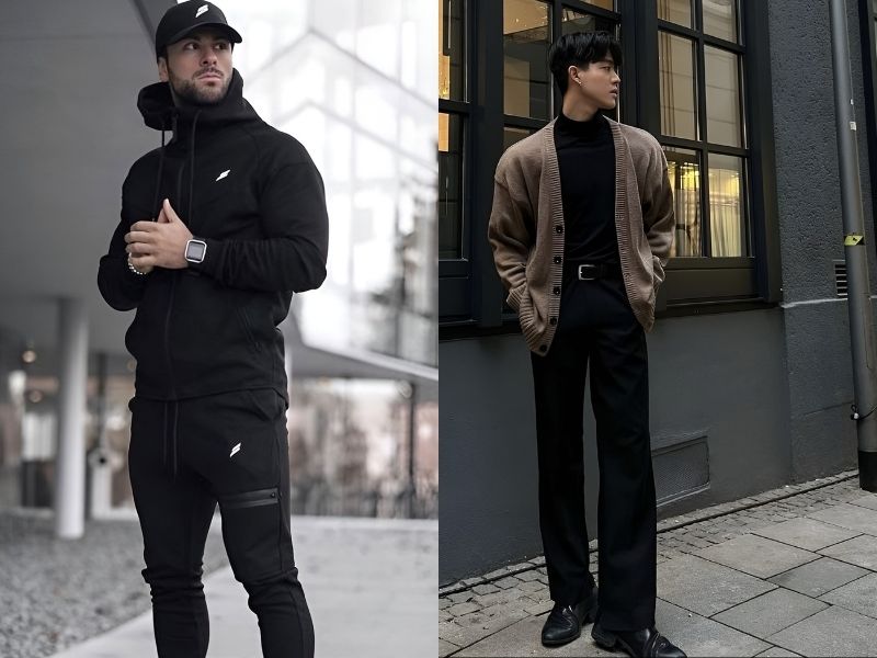 All Black Dinner Outfit Men Ideas