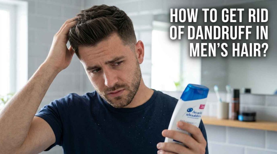 How to get rid of dandruff in men's hair