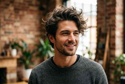 How to style messy hair for men