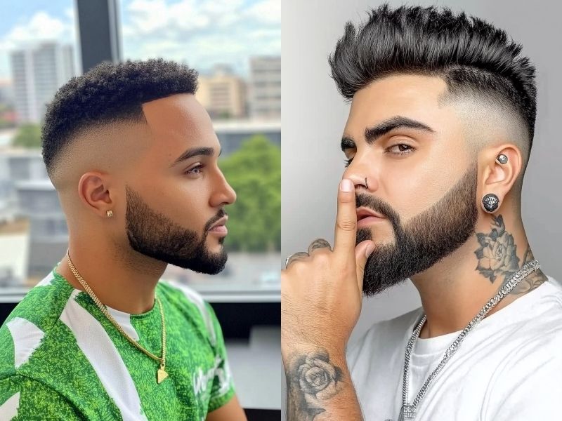 Temple Fade Haircuts For Men