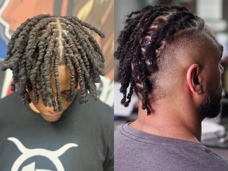 short dreads styles for men