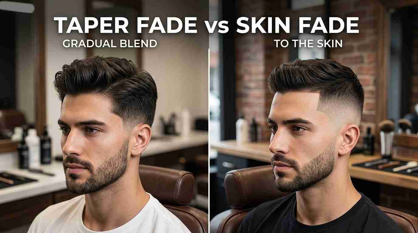 taper fade vs skin fade