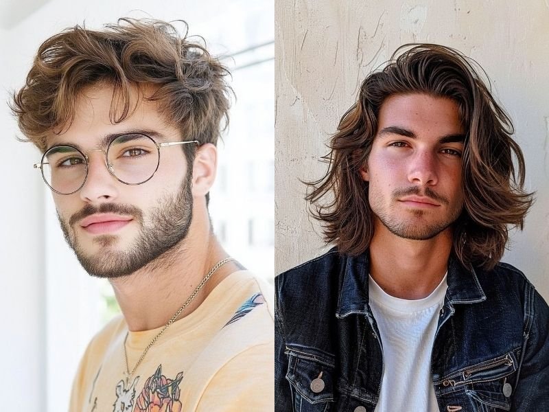 Haircuts for Big Foreheads Styles For Him
